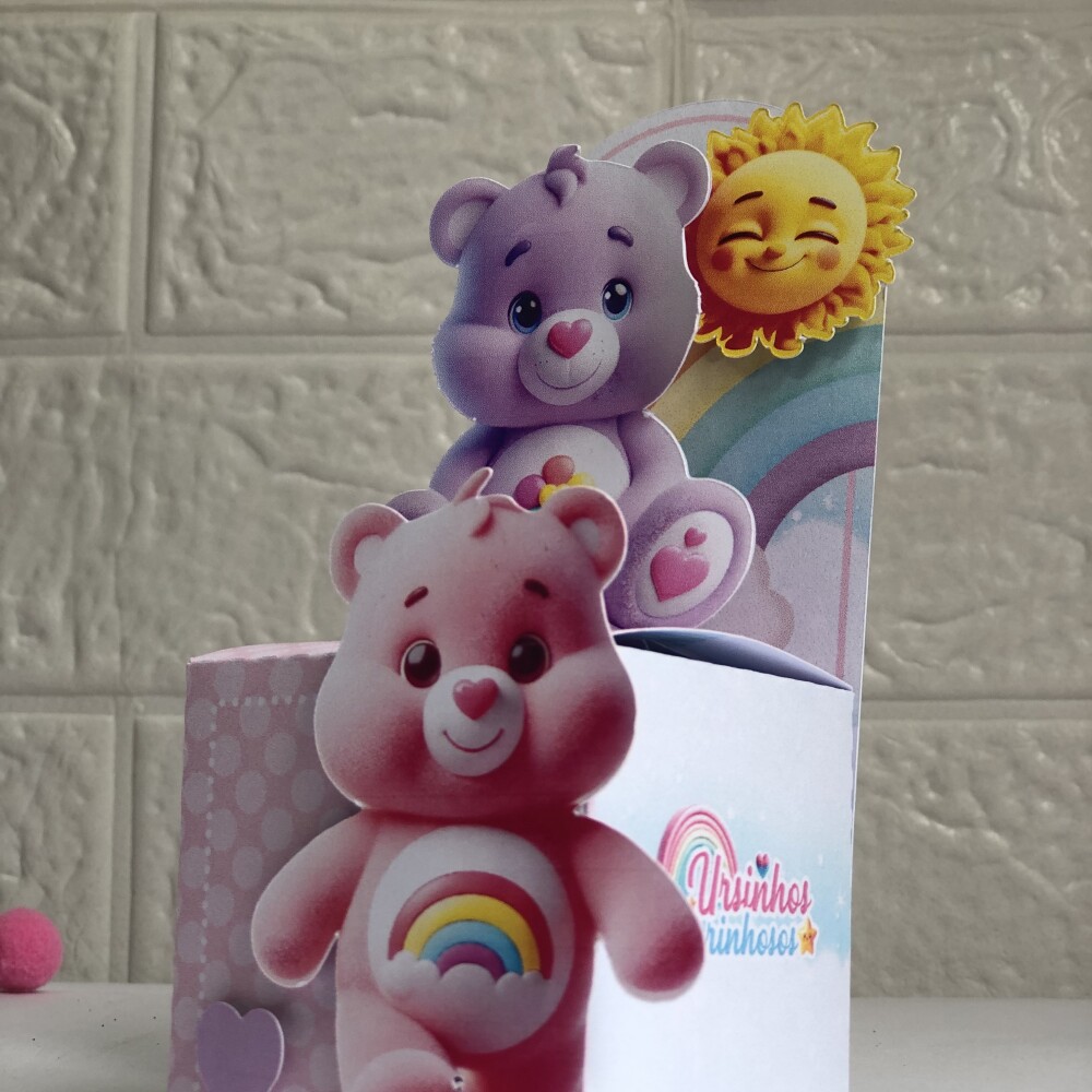 Personalizados Ursinhos Carinhosos - Kit com 10 Unidades