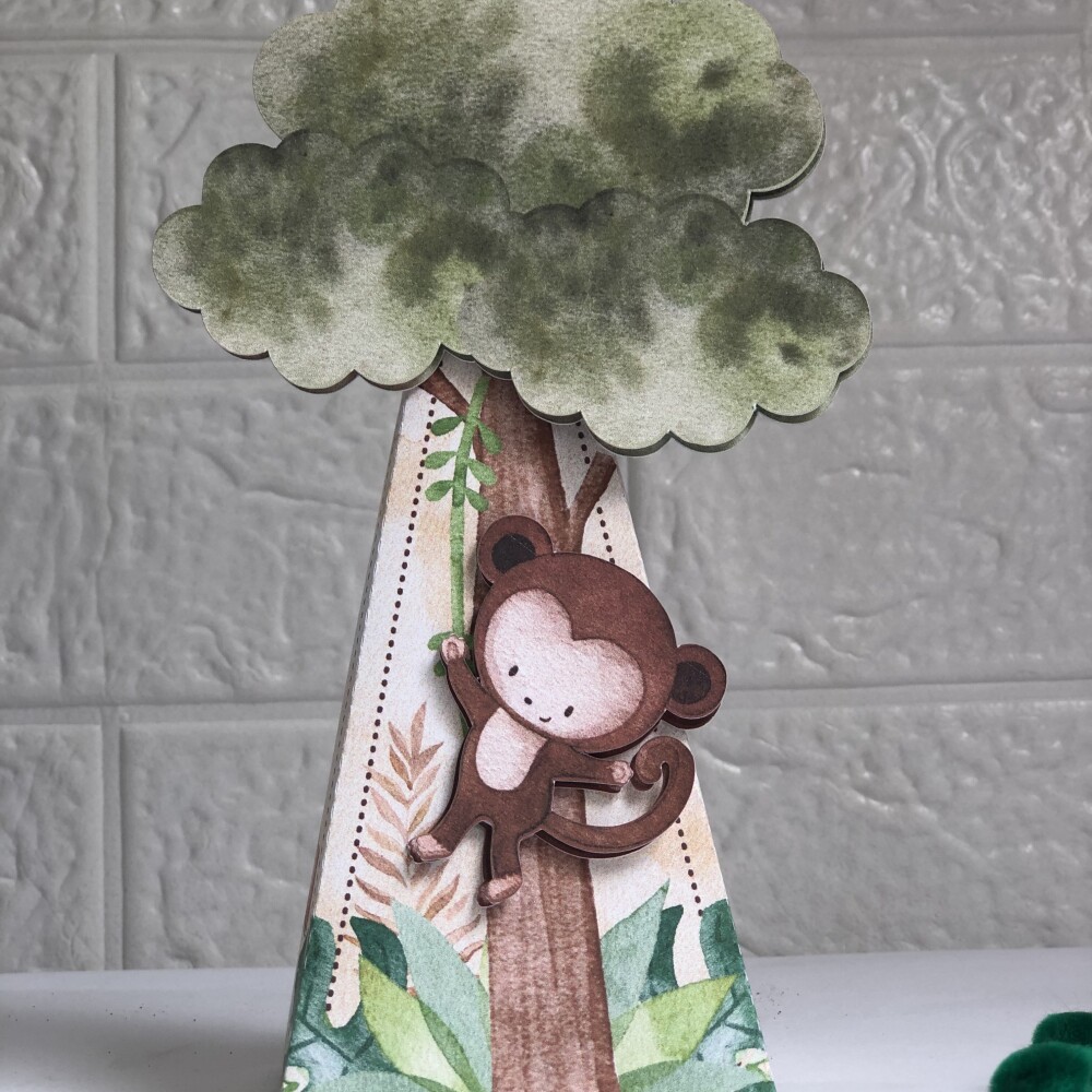 Personalizados Safari Aquarelado - Kit com 10 Unidades