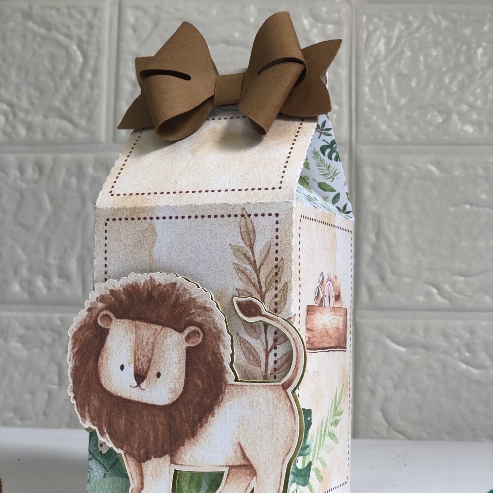 Personalizados Safari Aquarelado - Kit com 10 Unidades