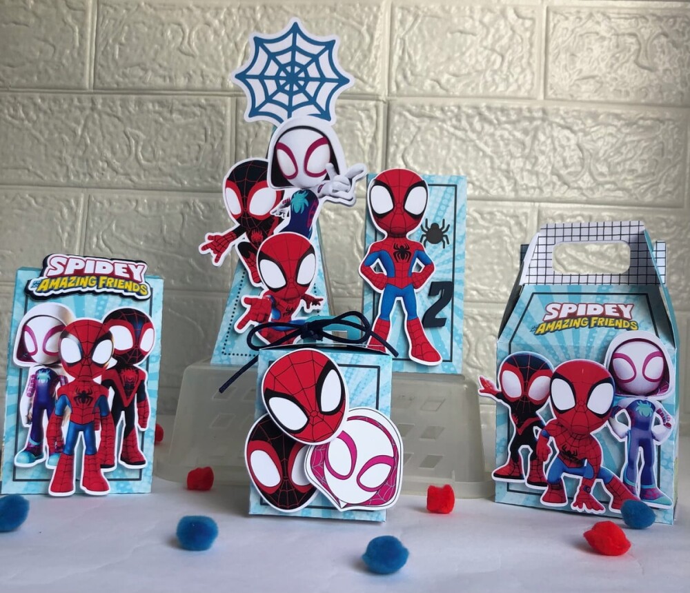 Personalizados Spidey - Kit com 10 unidades