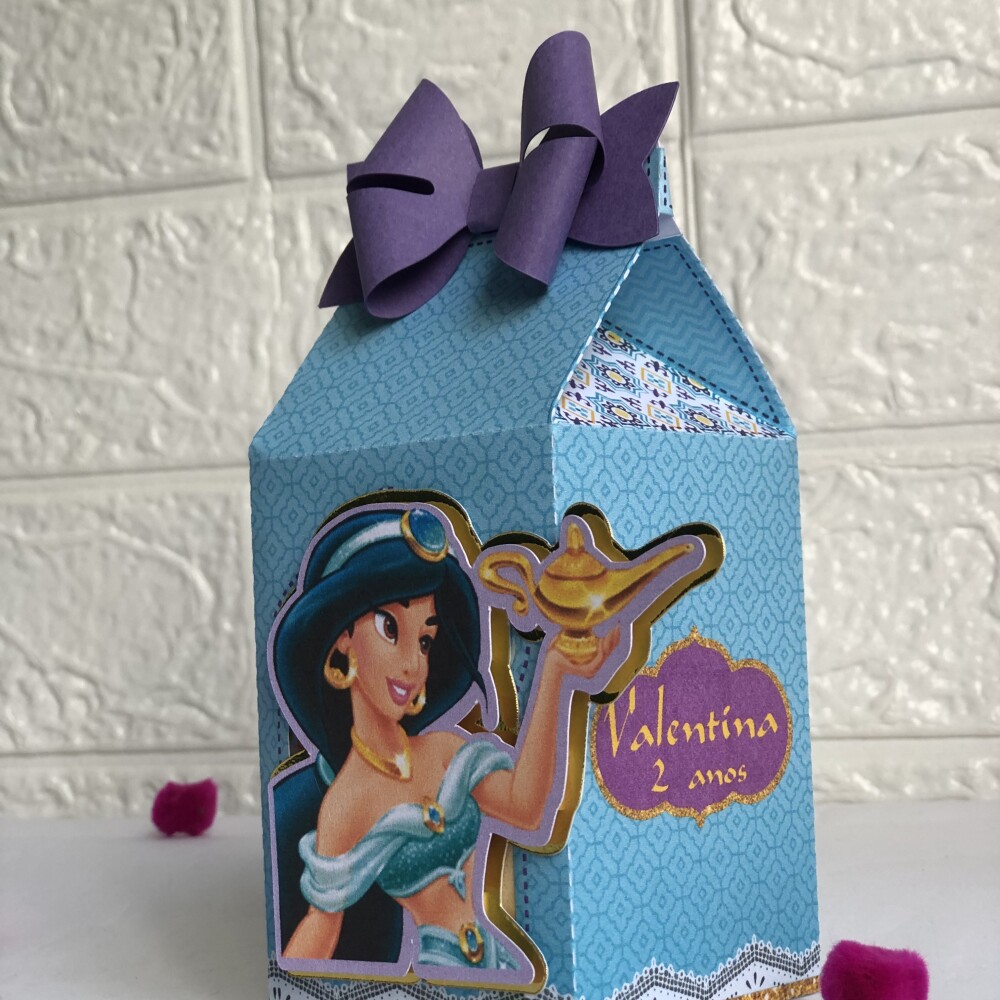 Personalizados Princesa Jasmine - Kit com 10 Unidades