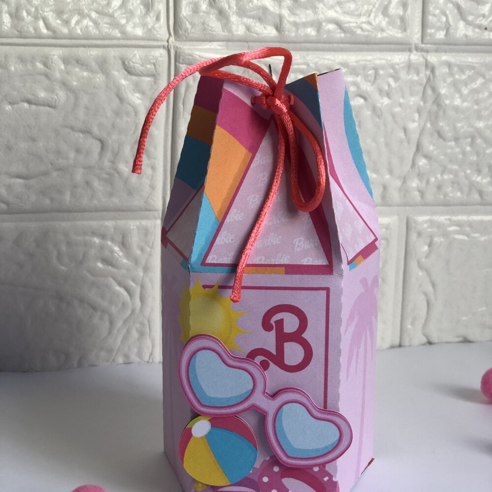 Personalizados Barbie Praia - Kit com 10 Unidades