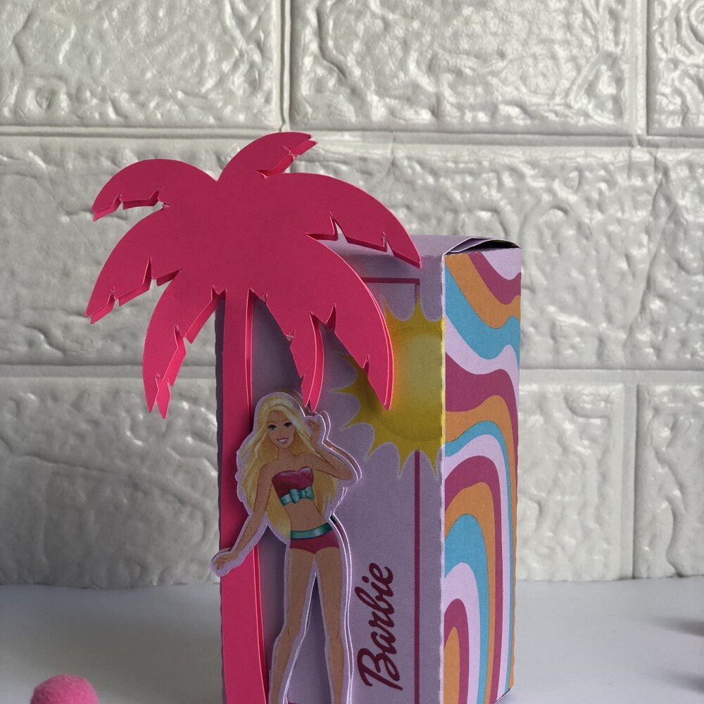Personalizados Barbie Praia - Kit com 10 Unidades