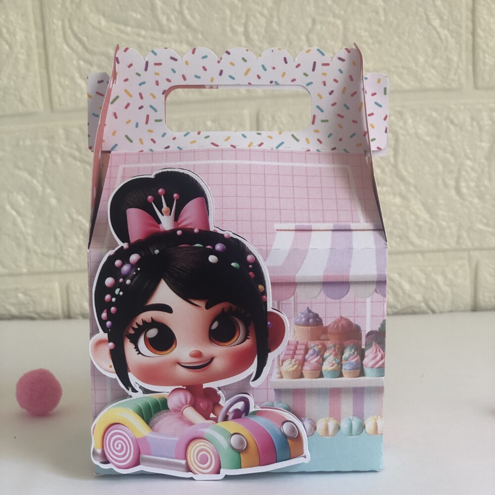 Personalizados Vanellope - Kit com 10 Unidades