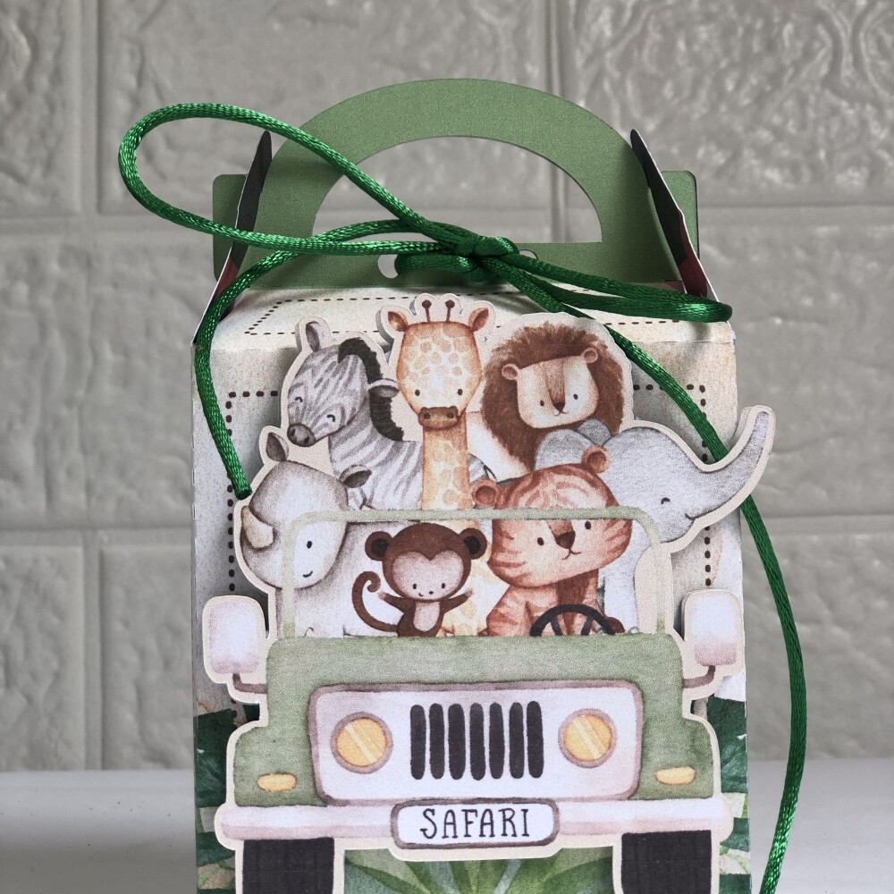 Personalizados Safari Aquarelado - Kit com 20 unidades