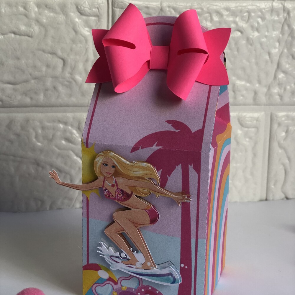 Personalizados Barbie Praia - Kit com 10 unidades