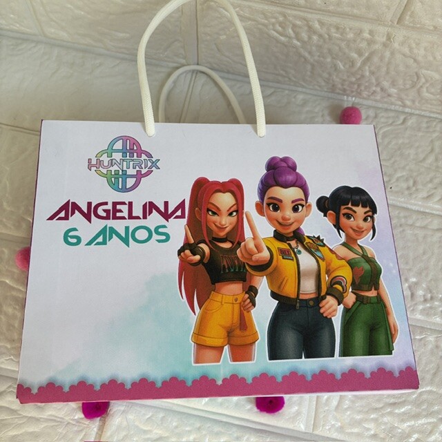 Sacolinha Personalizada Guerreiras do K - Pop