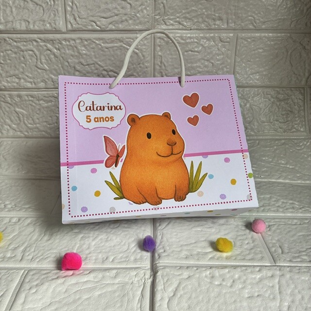 Sacolinha Personalizada Capivara