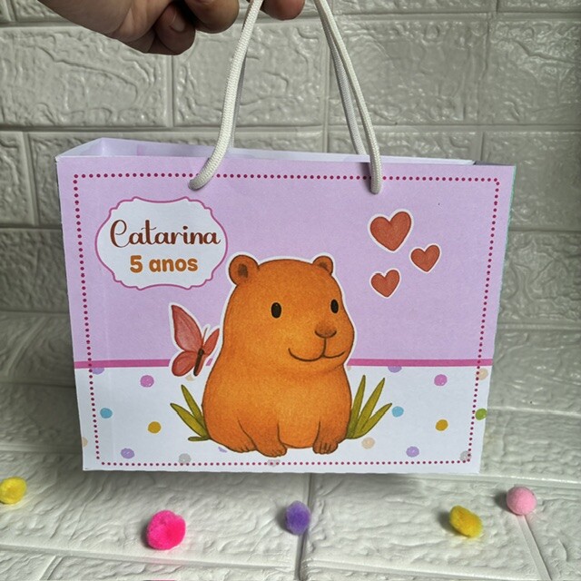 Sacolinha Personalizada Capivara