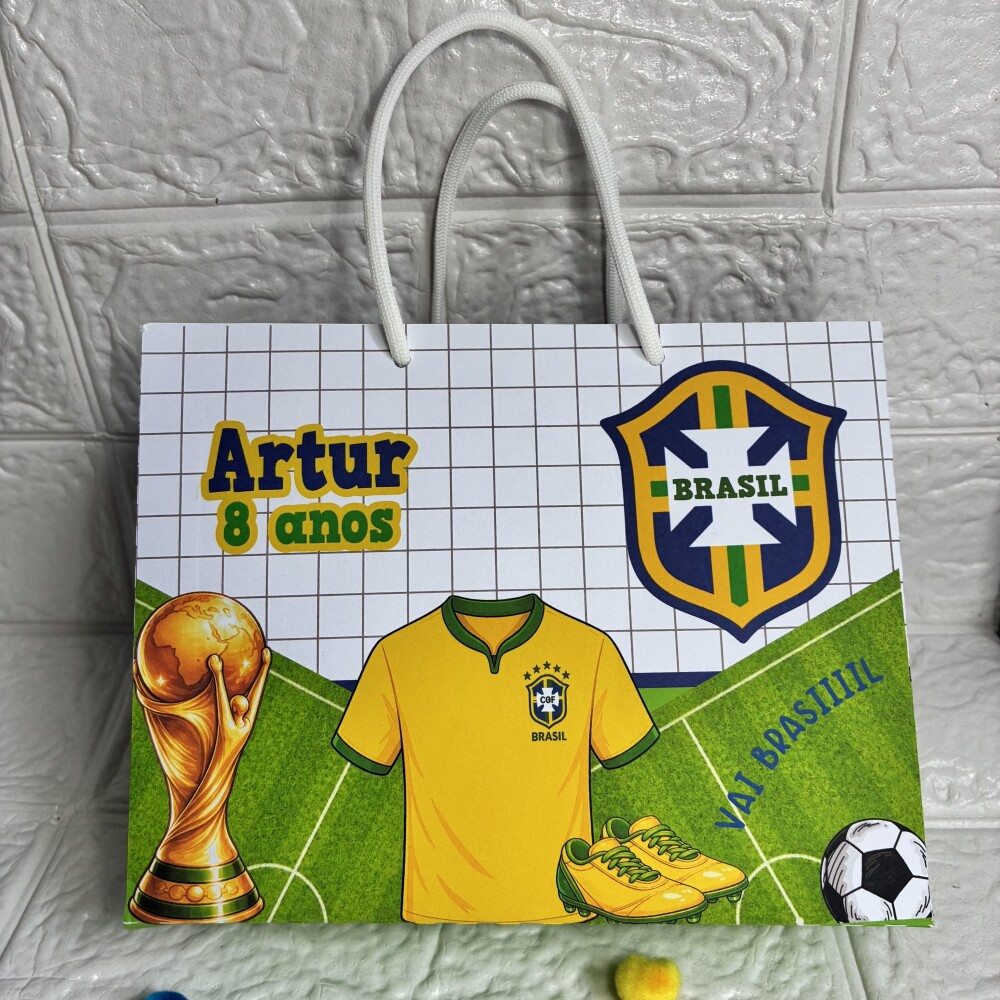 Sacolinha Personalizada Copa do Mundo