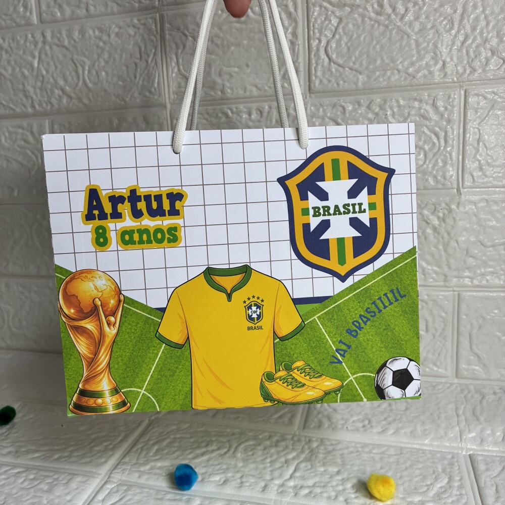 Sacolinha Personalizada Copa do Mundo