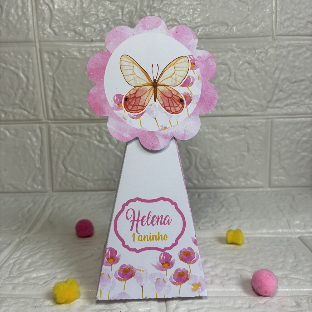 Personalizados Jardim das Borboletas - Kit com 30 unidades