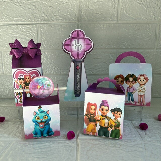 Personalizados Guerreiras do K - Pop - Kit com 20 unidades