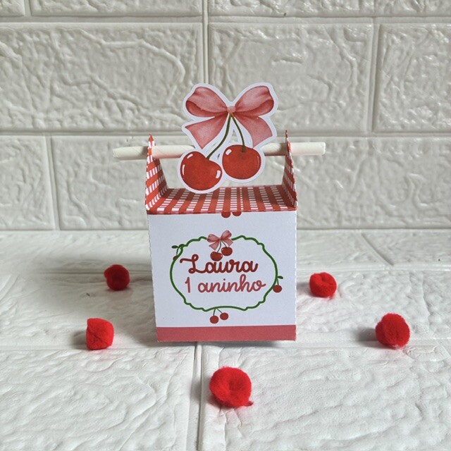 Personalizados Cerejinha - Kit com 30 unidades