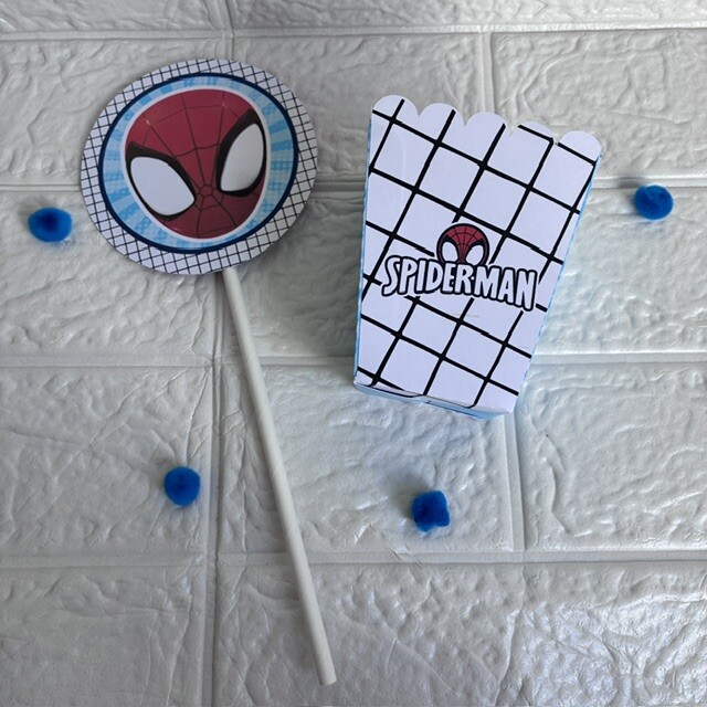 Centro de mesa  cachepô Spiderman Homem Aranha