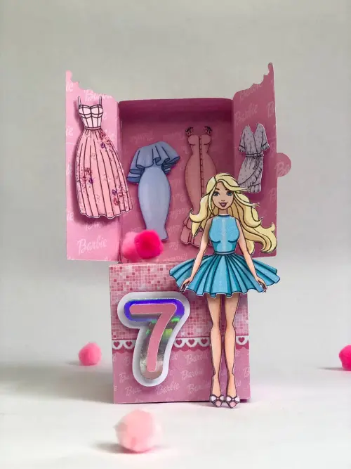 Personalizados Barbie - Kit com 50 unidades