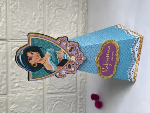 Personalizados Princesa Jasmine - Kit 40 Unidades