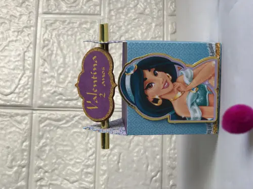 Personalizados Princesa Jasmine - Kit 40 Unidades