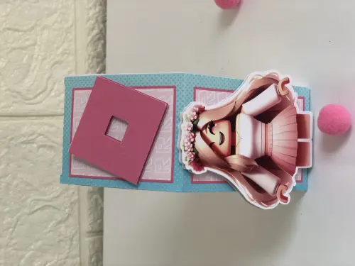 Personalizados Roblox Rosa - Kit com 40 Unidades
