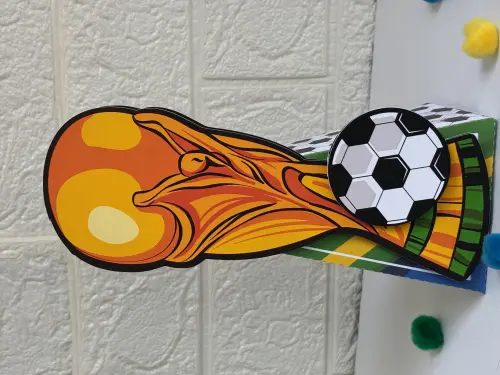 Personalizados Copa do Mundo - Kit com 50 Unidades