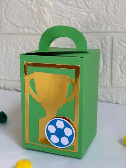 30 Personalizados Copa do Mundo - Verde e Dourado