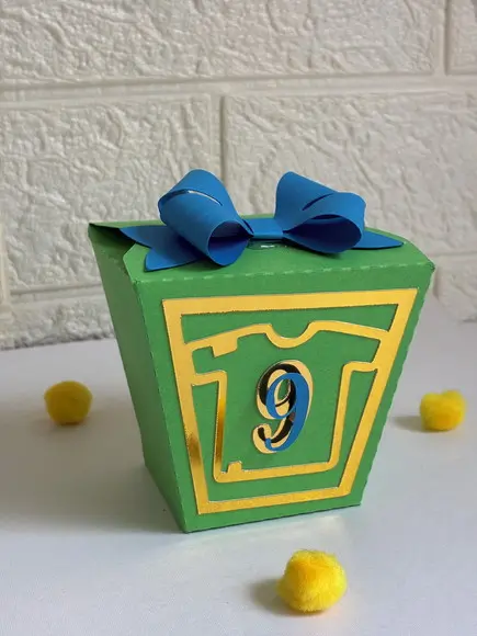 25 Personalizados Copa do Mundo - Verde e Dourado