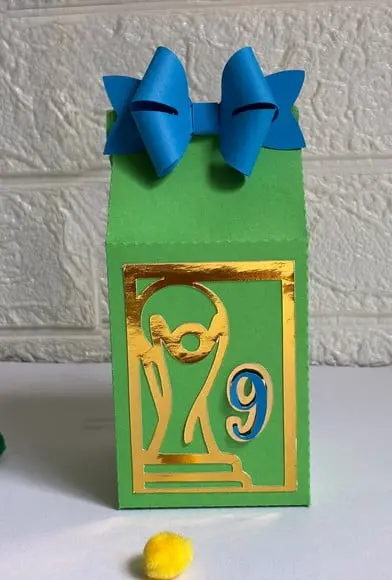 50 Personalizados Copa do Mundo - Verde e Dourado