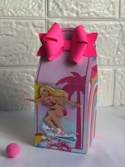 Personalizados Barbie Praia - Kit 30 Unidades
