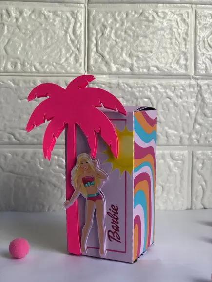 Personalizados Barbie Praia - Kit 50 Unidades