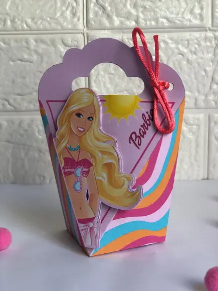 Personalizados Barbie Praia - Kit com 20 Unidades