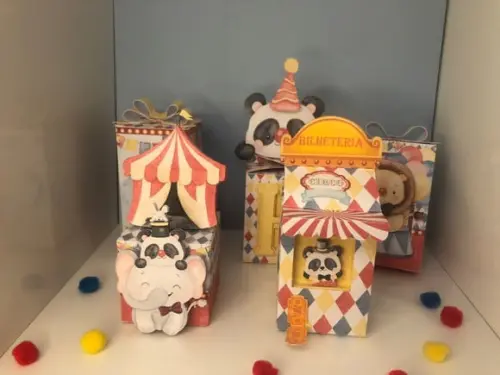 Personalizados Circo Aquarelado - Kit com 50 Unidades