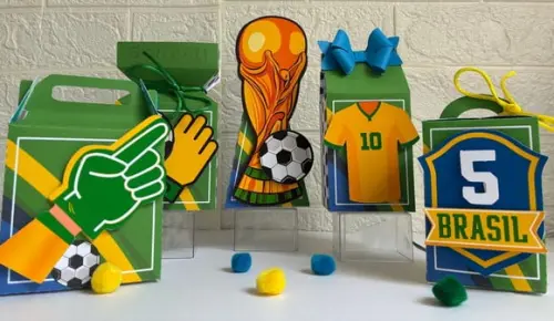 Personalizados Copa do Mundo - Kit com 30 Unidades