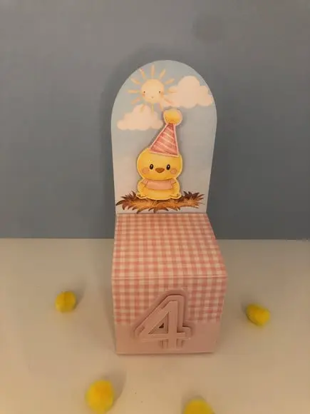 Personalizados Fazendinha Rosa - Kit com 30 Unidades