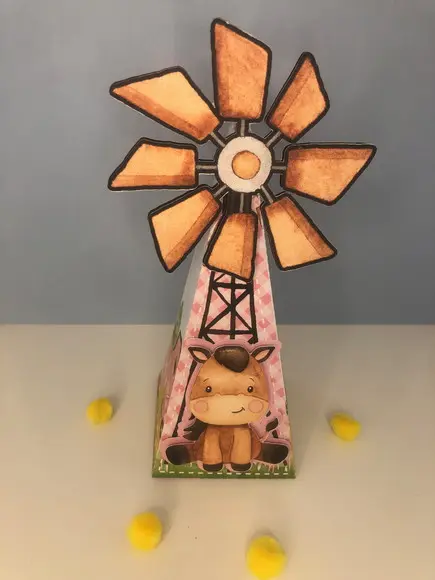 Personalizados Fazendinha Rosa - Kit com 40 Unidades