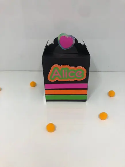 Personalizados Festa Neon - Kit com 20 Unidades