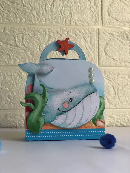 Personalizados Fundo do Mar Azul - Kit 25 Unidades