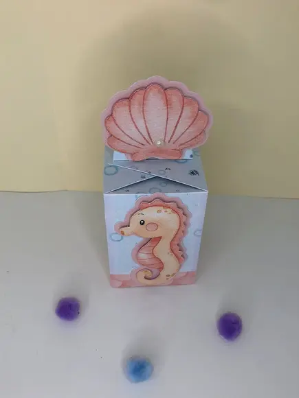 Personalizados Fundo do Mar Menina - Kit com 25 Unidades