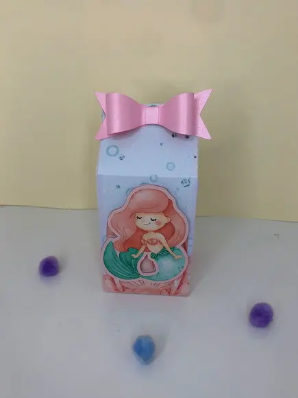 Personalizados Fundo do Mar Menina - Kit com 50 Unidades