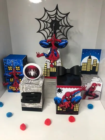 Personalizados Homem Aranha - Kit com 25 Unidades