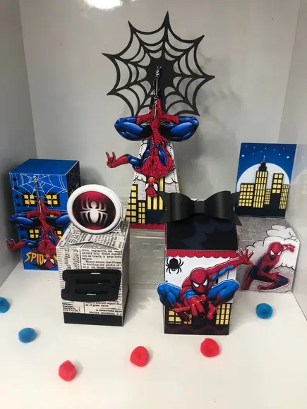 Personalizados Homem Aranha - Kit com 30 Unidades