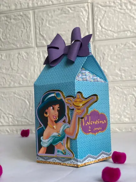 Personalizados Princesa Jasmine - Kit 40 Unidades