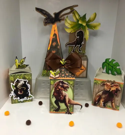 Personalizados Jurassic Park - Kit com 30 Unidades