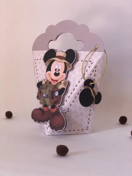 Personalizados Mickey Safari - Kit com 25 Unidades
