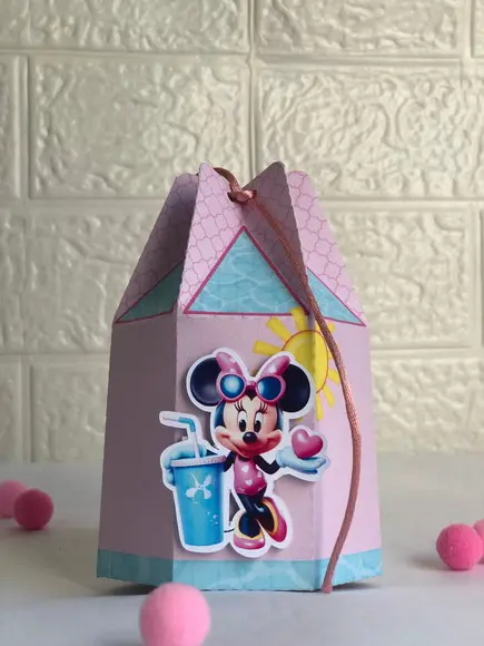 Personalizados Minnie Pool Party - Kit com 20 Unidades