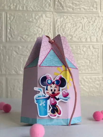 Personalizados Minnie Pool Party - Kit com 50 Unidades