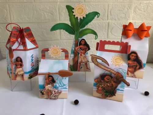 Personalizados Moana - Kit com 40 Unidades