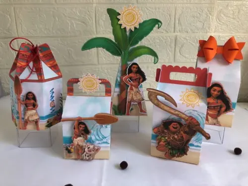 Personalizados Moana - Kit com 25 Unidades