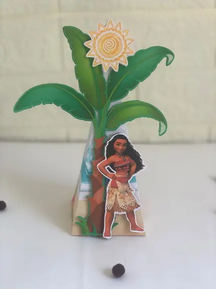 Personalizados Moana - Kit com 25 Unidades
