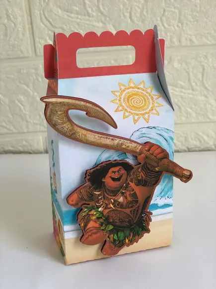 Personalizados Moana - Kit com 30 Unidades