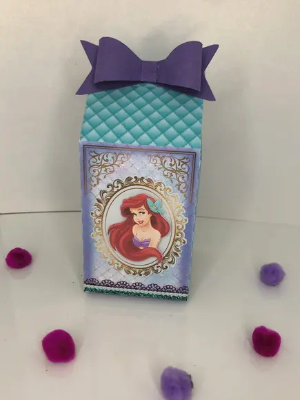 Personalizados Pequena Sereia - Kit com 50 Unidades